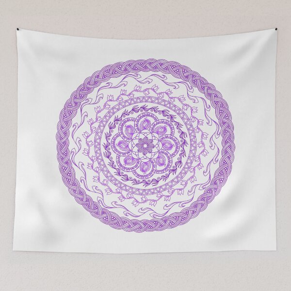 Artikelvorschau, Mandala 09 Lila entworfen und verkauft von MiakadoArts.