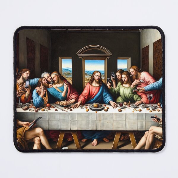 Item preview, Last Supper Funny Parody Art designed and sold by Retr0Tshirts.