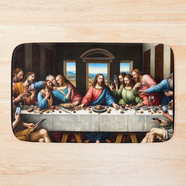 Item preview, Last Supper Funny Parody Art designed and sold by Retr0Tshirts.