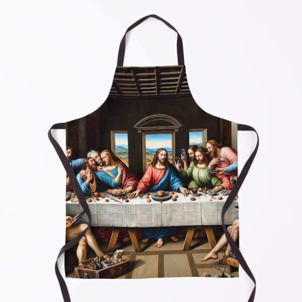 Item preview, Last Supper Funny Parody Art designed and sold by Retr0Tshirts.