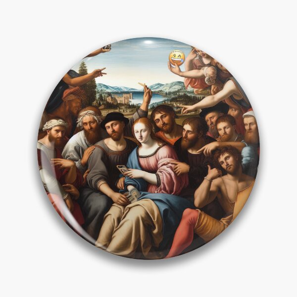 Item preview, Renaissance Painting Meme Parody Art designed and sold by Retr0Tshirts.