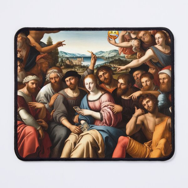 Item preview, Renaissance Painting Meme Parody Art designed and sold by Retr0Tshirts.