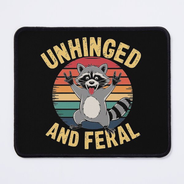 Item preview, Unhinged and Feral Raccoon | Retro Funny Design for a Wild Summer designed and sold by love3617.