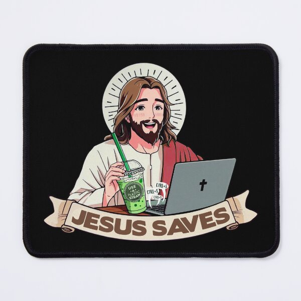 Item preview, Jesus Saves designed and sold by plushism.
