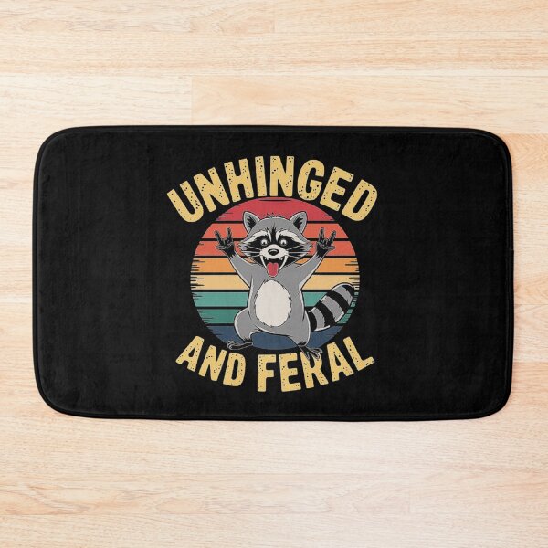 Item preview, Unhinged and Feral Raccoon | Retro Funny Design for a Wild Summer designed and sold by love3617.