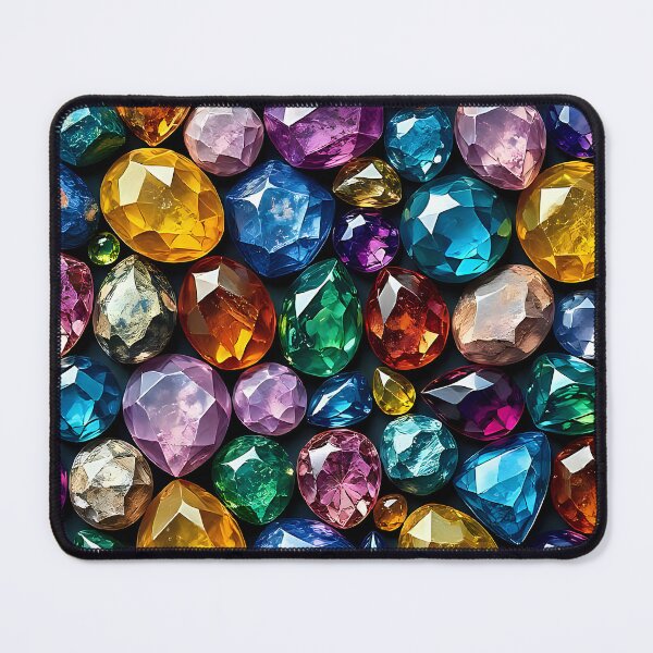 Item preview, Colorful Gemstone Art – Vibrant & Elegant Crystal Design designed and sold by lifegenesis.