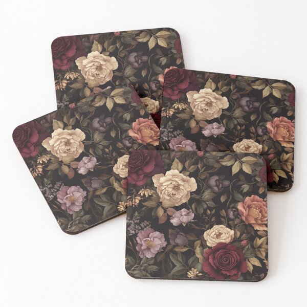 Item preview, Dark Academia Floral Pattern Eloise designed and sold by Lichtisign.