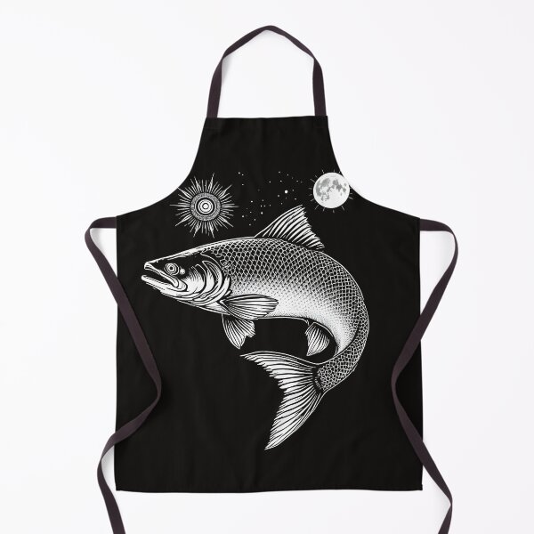 Artikelvorschau, Krafttier Lachs – Entschlossenheit, Weisheit und Transformation entworfen und verkauft von Jollys-ArtShop.