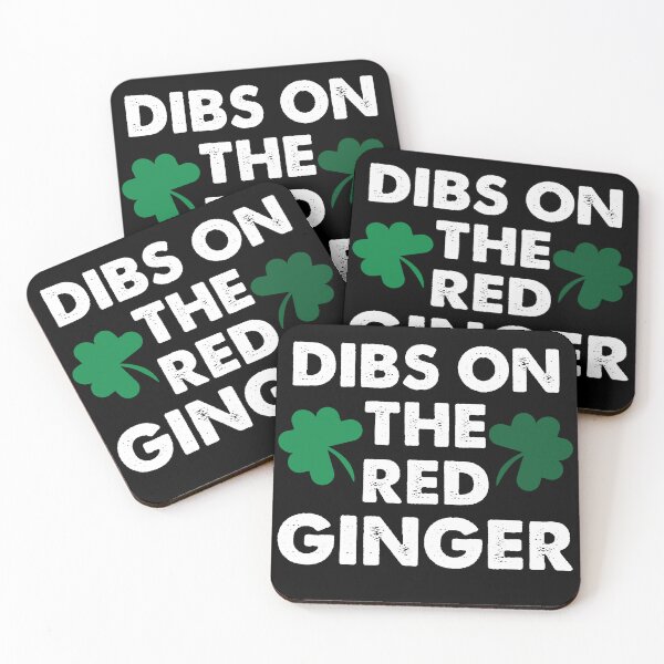 Item preview, Dibs on the ginger St patrick's day lucky Shamrock girl designed and sold by Be Cool (5.0) ⭐⭐⭐⭐⭐.