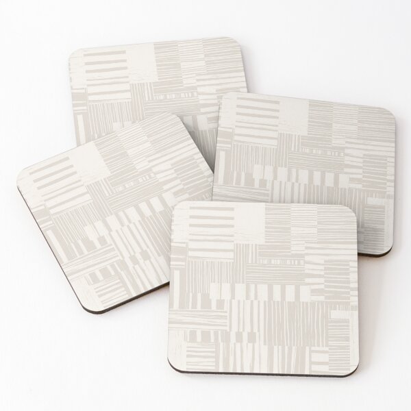 Item preview, Graphic Warm Cream and Beige Abstract Brushstroke Cheater Quilt  designed and sold by micklyn.