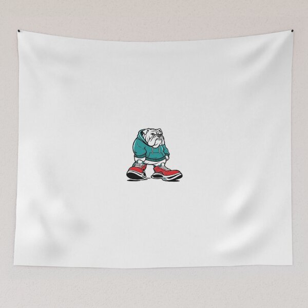 Item preview, Bulldog in urban clothing and sneakers designed and sold by StormArte.