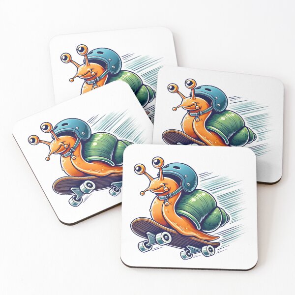 Item preview, Skating Snail: The Slowest Speed Demon in Town designed and sold by CoolVisionStd.