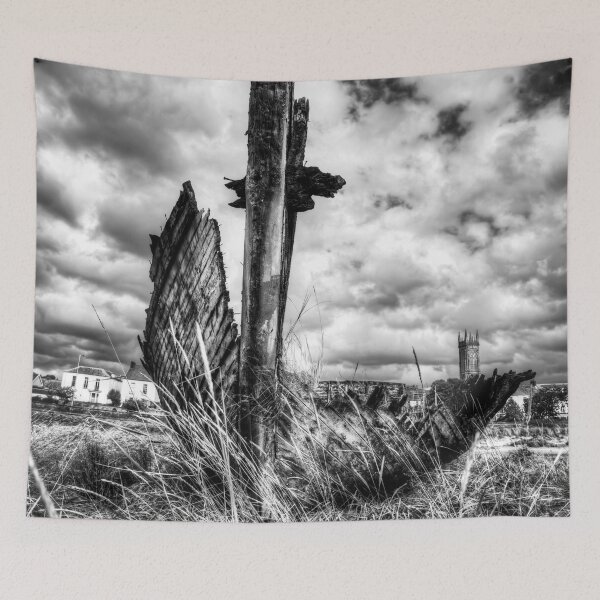 Item preview, Barnstaple Shipwreck On The Banks Of The River Taw, Devon, England designed and sold by Paul Thompson Photography.