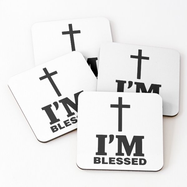 Item preview, I'm Blessed - Christian Faith Cross Design designed and sold by FaithCreatives.