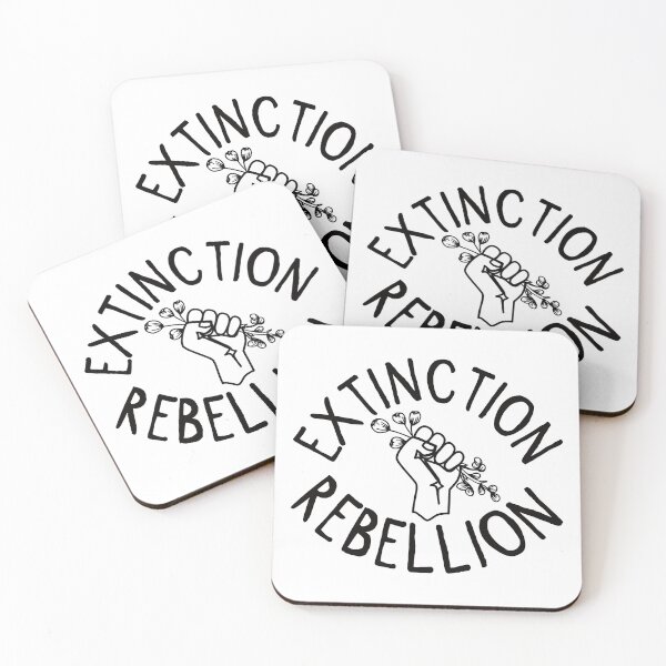 Item preview, Extinction Rebellion fist  designed and sold by Line2Rhyme.