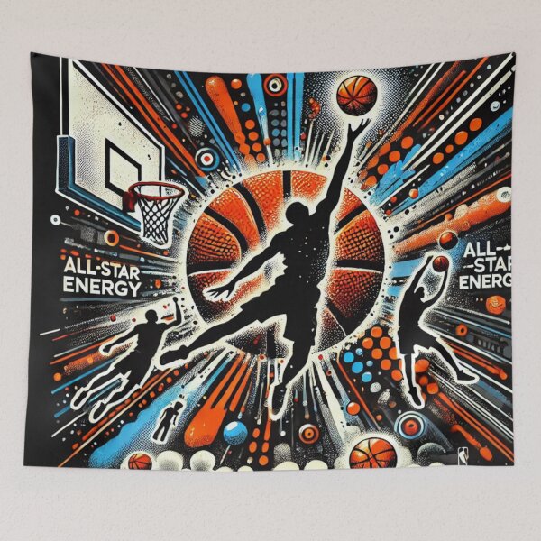 Item preview, Hoops Energy: Slam Dunk Vibes DOT'IT designed and sold by dot-service.