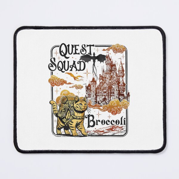 Item preview, Quest Fantasy Squad Broccoli Funny Cat Animal designed and sold by FantasyFablesC.
