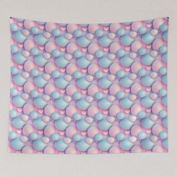 Item preview, Abstract Art in Vibrating Spheres designed and sold by MidArtForge.