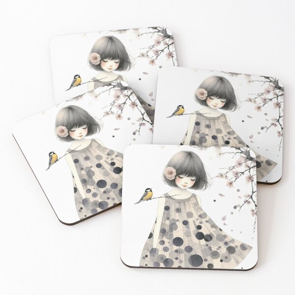 Item preview, Melancholy Girl designed and sold by Beyondnote-Art.