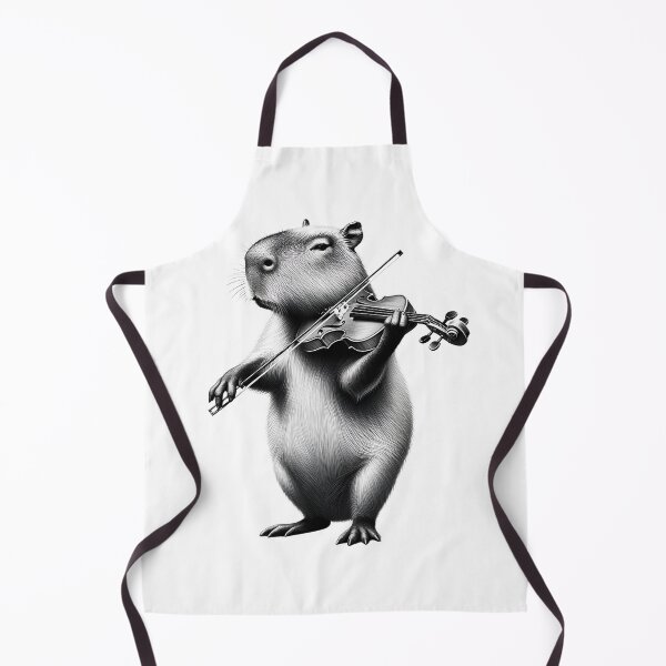 Item preview, Capybara Playing Violin Violist Violin Player designed and sold by Kimberley King Art King Art.