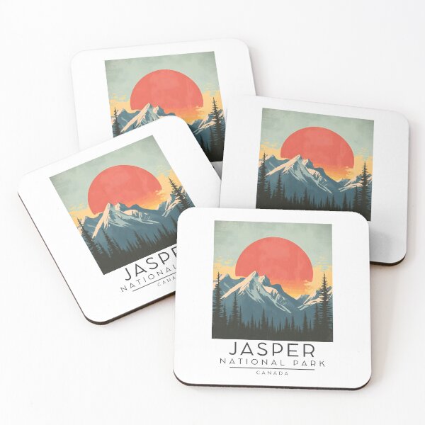 Item preview, A Vintage Illustration of Jasper National Park - Canada  designed and sold by GoodOldVintage.