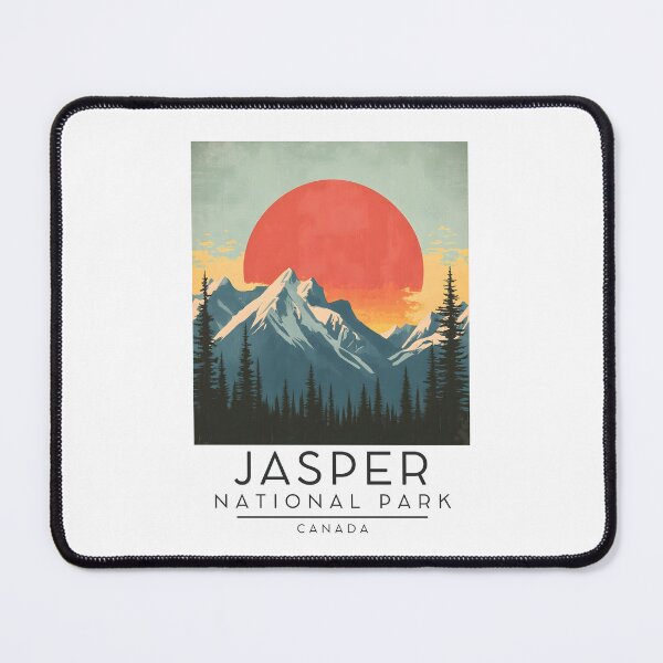 Item preview, A Vintage Illustration of Jasper National Park - Canada  designed and sold by GoodOldVintage.