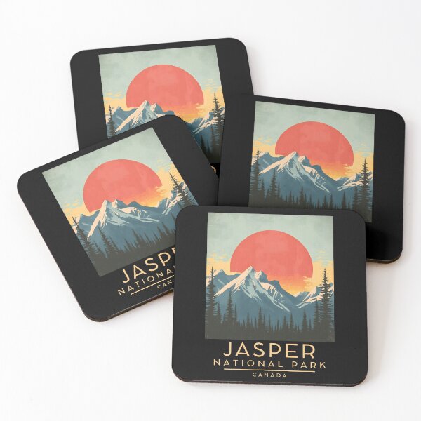 Item preview, A Vintage Illustration of Jasper National Park - Canada  designed and sold by GoodOldVintage.