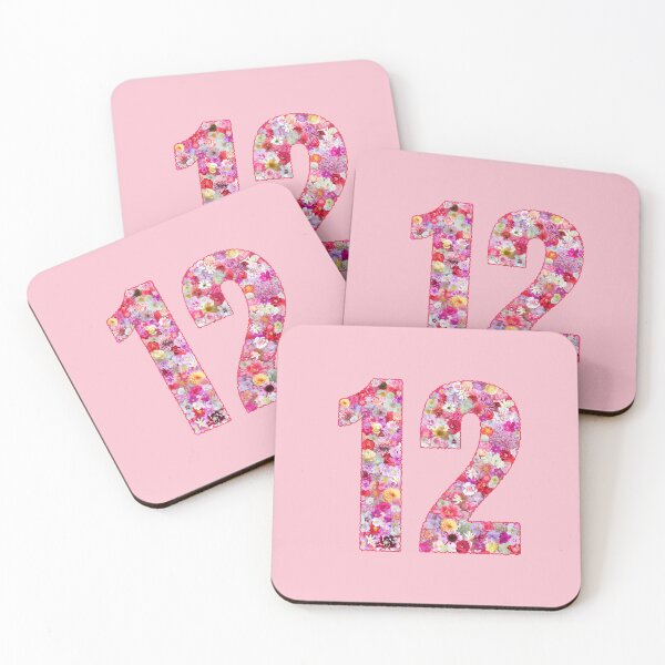Item preview, Number 12 With Flowers designed and sold by TheSassyNoble.
