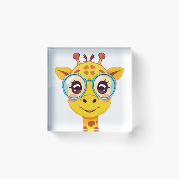 Item preview,  Giraffe with Glasses designed and sold by RSFineArtsShop.