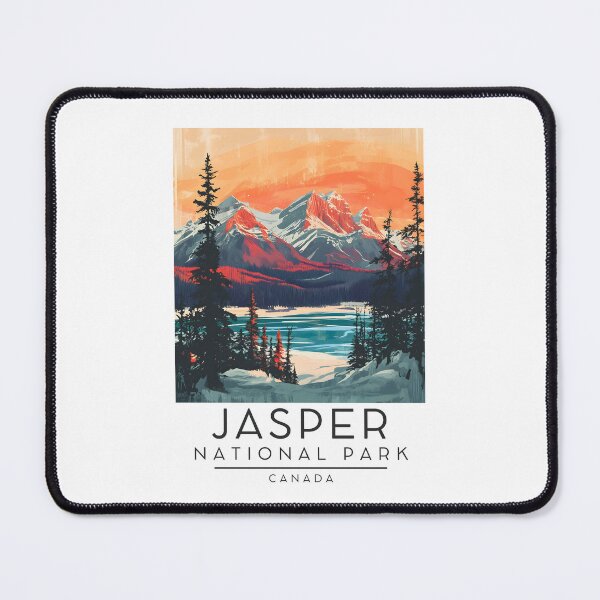 Item preview, A Vintage Illustration of Jasper National Park - Canada  designed and sold by GoodOldVintage.
