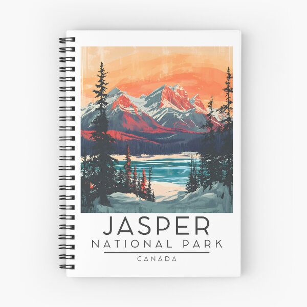 Item preview, A Vintage Illustration of Jasper National Park - Canada  designed and sold by GoodOldVintage.