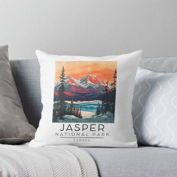 Item preview, A Vintage Illustration of Jasper National Park - Canada  designed and sold by GoodOldVintage.