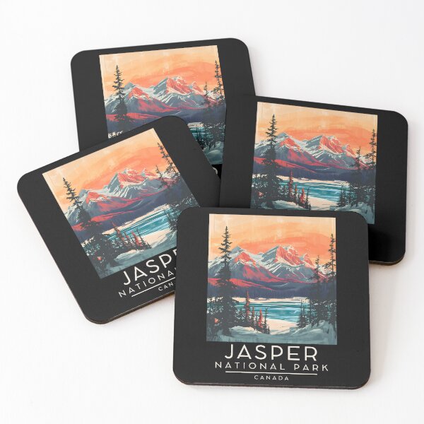 Item preview, A Vintage Illustration of Jasper National Park - Canada  designed and sold by GoodOldVintage.
