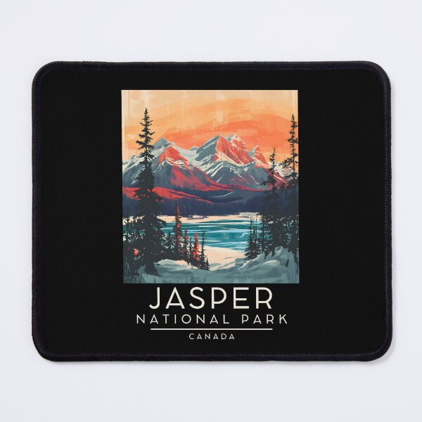 Item preview, A Vintage Illustration of Jasper National Park - Canada  designed and sold by GoodOldVintage.