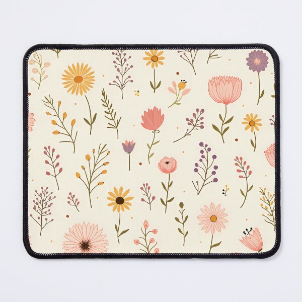 Item preview, Vintage Spring Floral Pattern Featuring Meadow-Inspired Blooms and Colors designed and sold by twisted-dot.