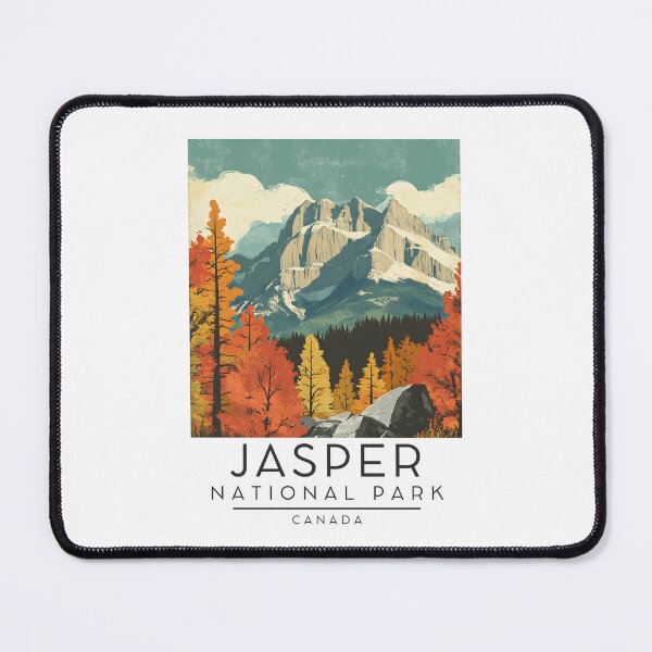 Item preview, A Vintage Illustration of Jasper National Park - Canada  designed and sold by GoodOldVintage.