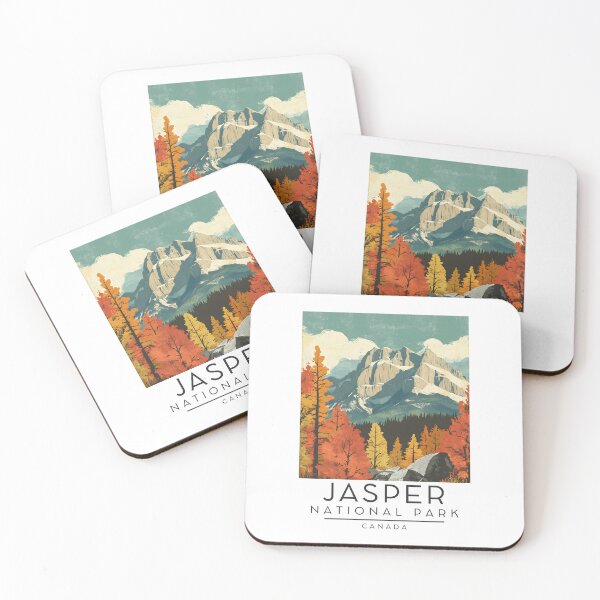 Item preview, A Vintage Illustration of Jasper National Park - Canada  designed and sold by GoodOldVintage.