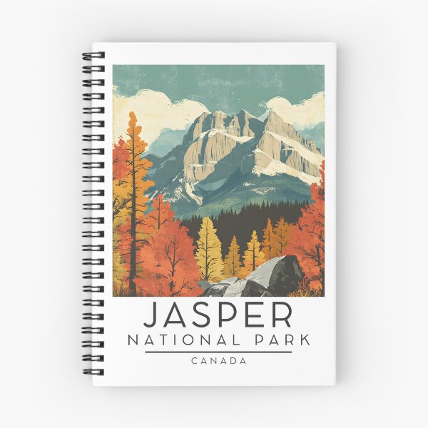 Item preview, A Vintage Illustration of Jasper National Park - Canada  designed and sold by GoodOldVintage.