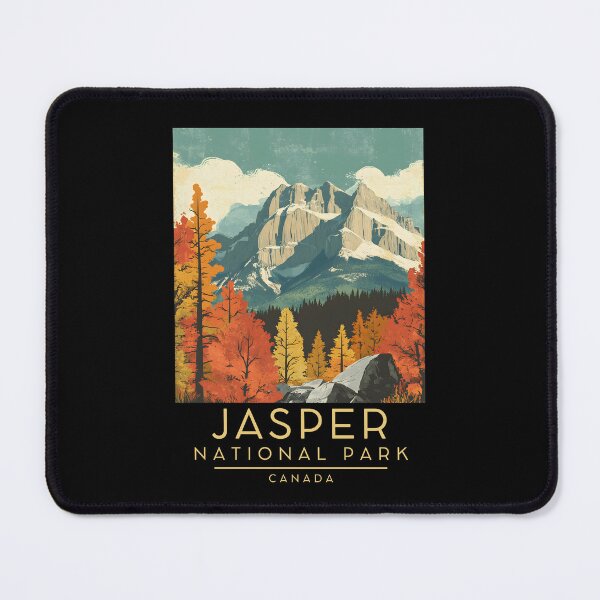 Item preview, A Vintage Illustration of Jasper National Park - Canada  designed and sold by GoodOldVintage.