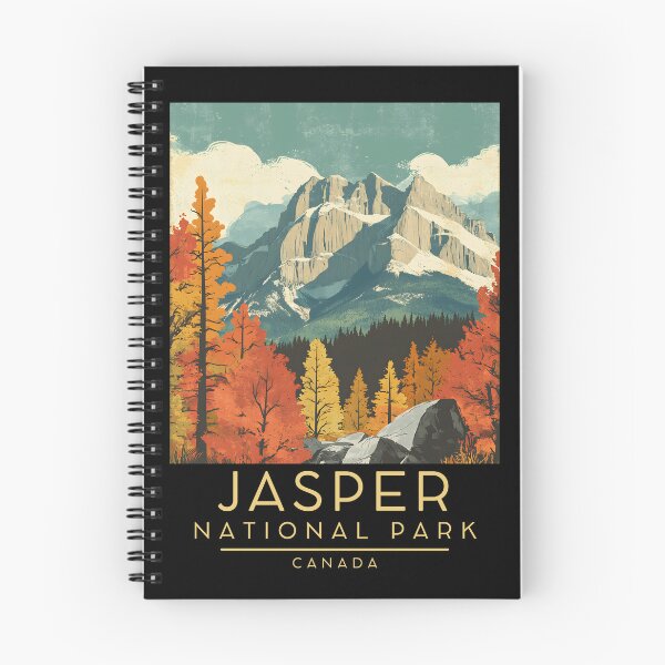 Item preview, A Vintage Illustration of Jasper National Park - Canada  designed and sold by GoodOldVintage.