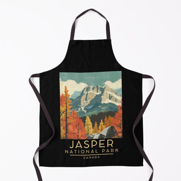Item preview, A Vintage Illustration of Jasper National Park - Canada  designed and sold by GoodOldVintage.