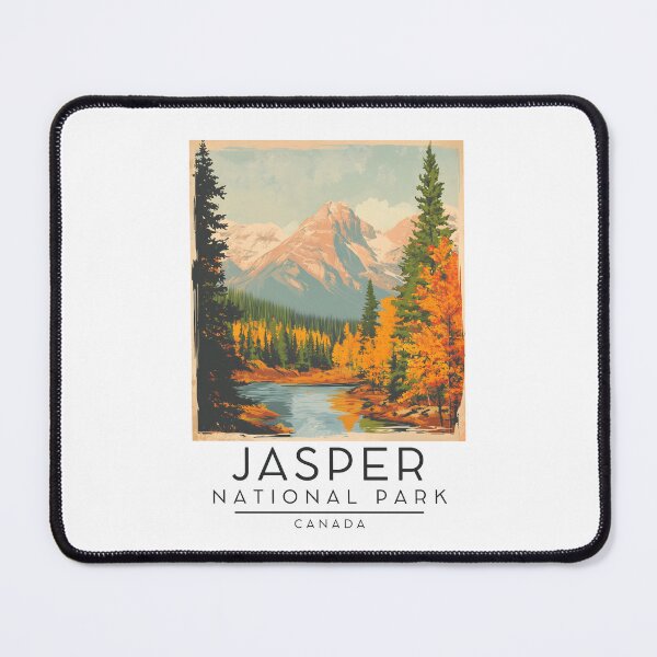 Item preview, A Vintage Illustration of Jasper National Park - Canada  designed and sold by GoodOldVintage.