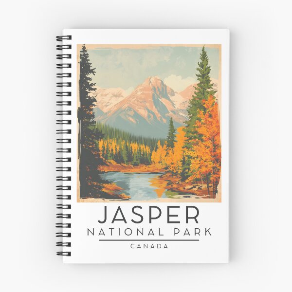Item preview, A Vintage Illustration of Jasper National Park - Canada  designed and sold by GoodOldVintage.