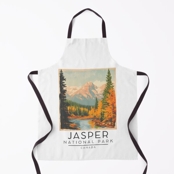 Item preview, A Vintage Illustration of Jasper National Park - Canada  designed and sold by GoodOldVintage.