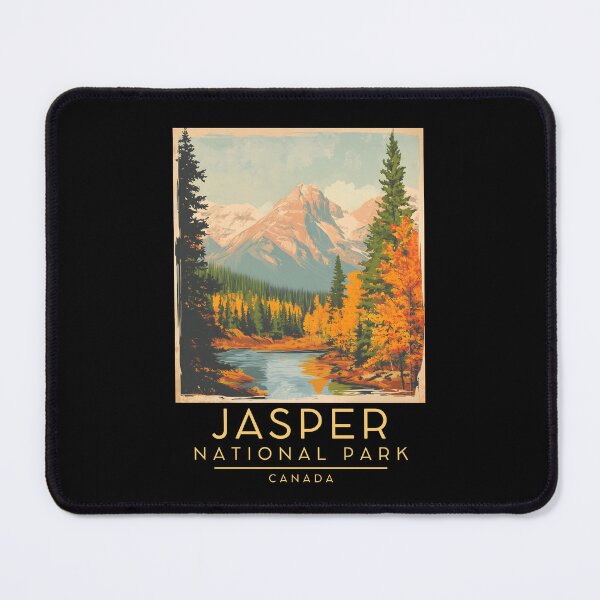 Item preview, A Vintage Illustration of Jasper National Park - Canada  designed and sold by GoodOldVintage.