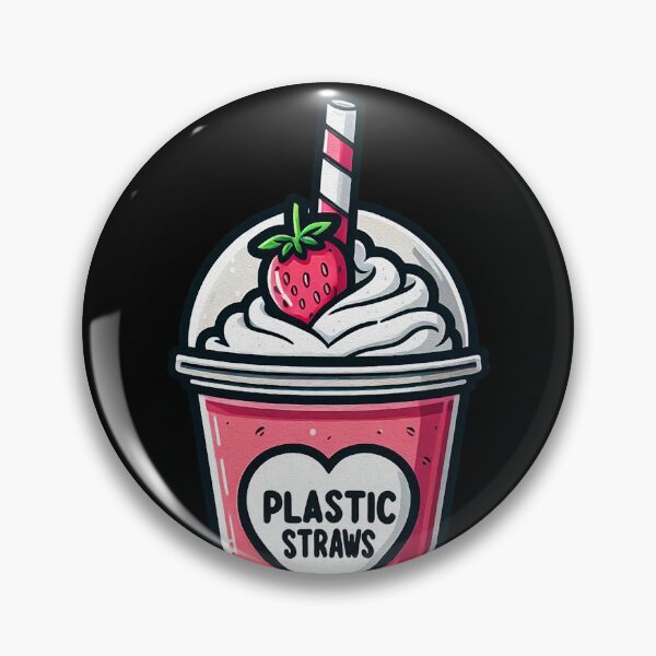 Item preview, Strawberry Frappuccino With A Plastic Straw designed and sold by plushism.