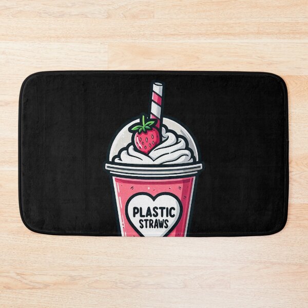 Item preview, Strawberry Frappuccino With A Plastic Straw designed and sold by plushism.