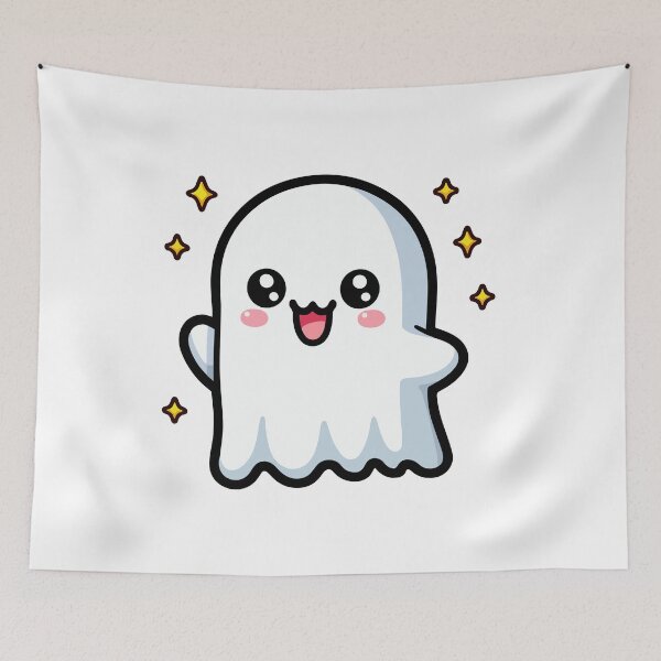 Item preview, Kawaii Cute Ghost 2 | Creatures For Women And Men T-Shirt designed and sold by panchiTWO.