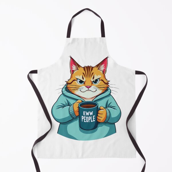Item preview, Cat Holding a Cup of Coffee Eww People Grumpy Cat Funny Grumpy Cat designed and sold by SlocifieShop.