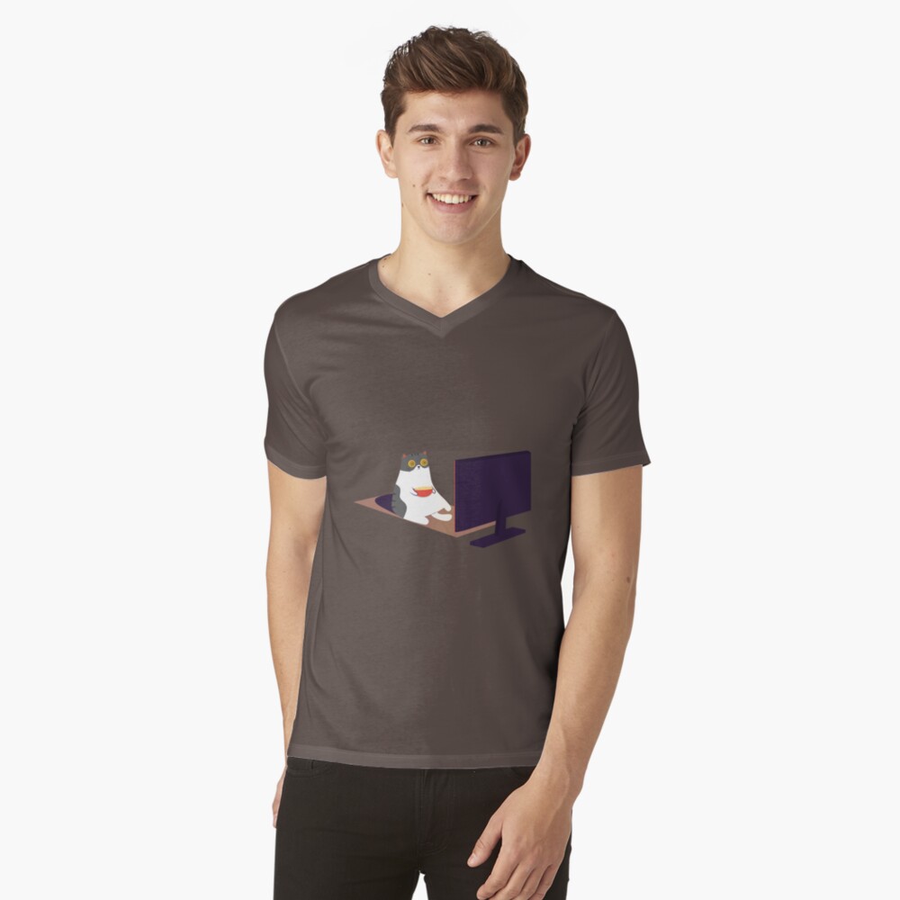 Item preview, V-Neck T-Shirt designed and sold by cartoonbeing.